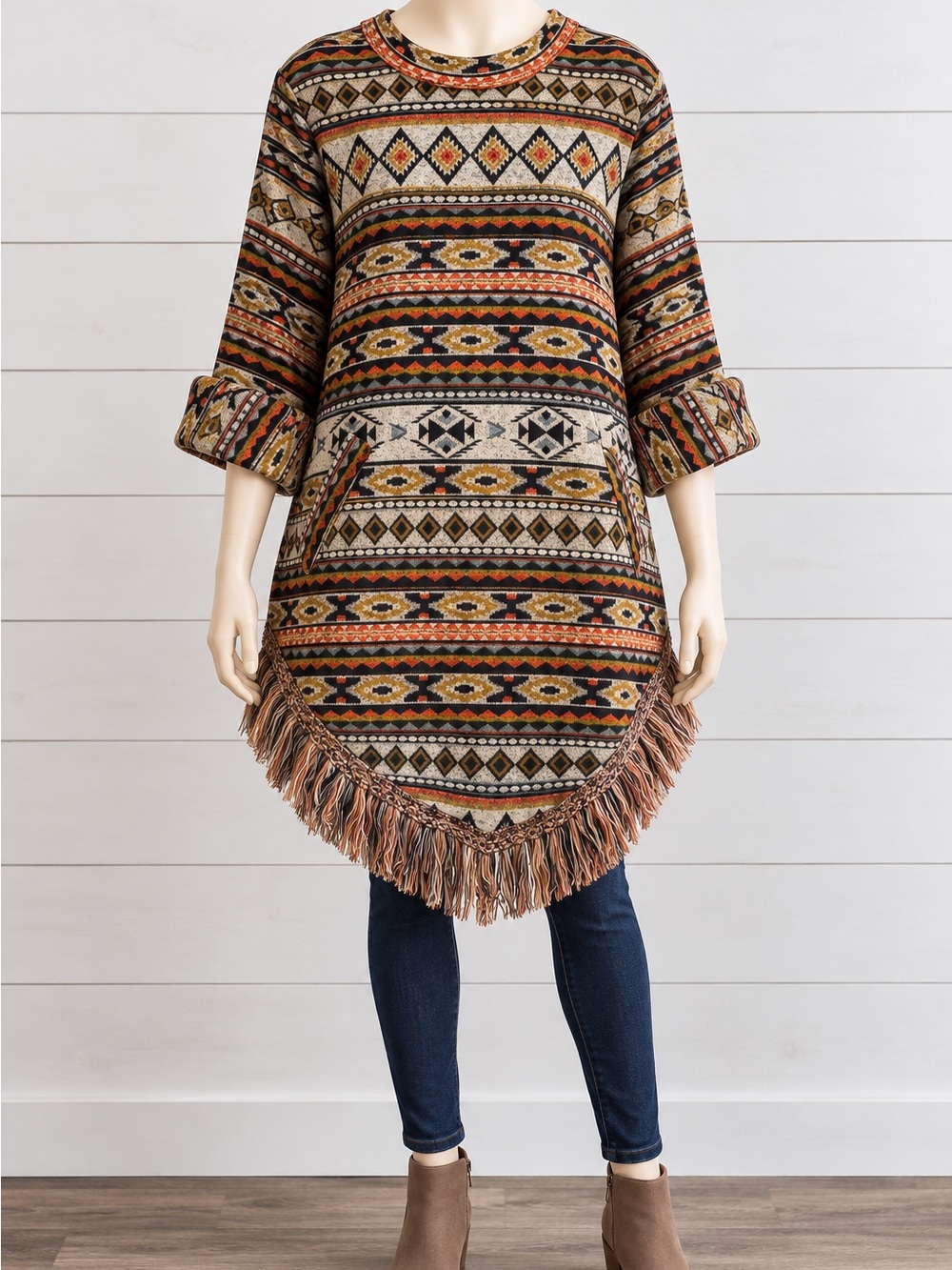 Anthropology Do Everything in Love Aztec Poncho